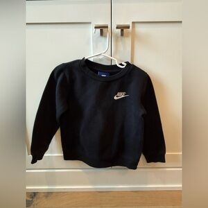 Nike Kids Black Logo Sweatshirt